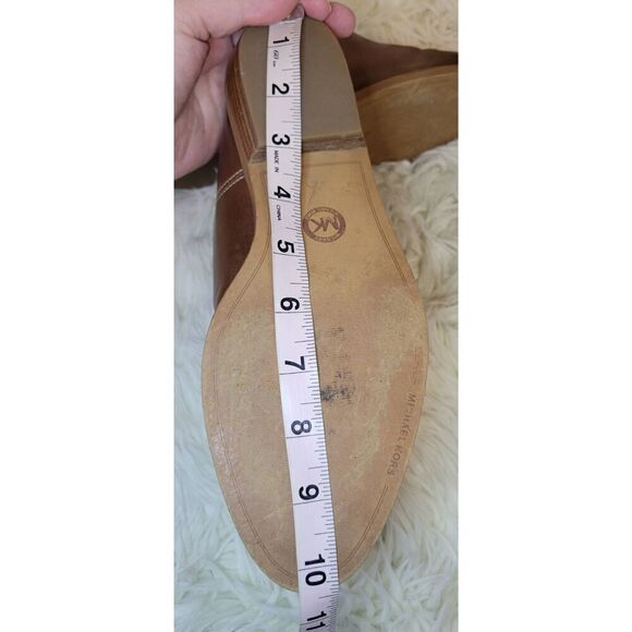 Michael Kors Ashton Women's Brown Leather Ankle Boot Sz 9 - Picture 13 of 15